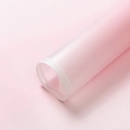 Pink matte waterproof translucent flower wrapping paper roll in a soft minimalist style - Two-tone Gradient - Light Pink