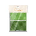 Self-adhesive green denim nail art stickers with white polka dots pattern style MS-213 - MS213 Green Polka Dot