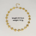 Elegant 18K gold plated stainless steel shell charm necklace for summer beach fashion - Shell Necklace