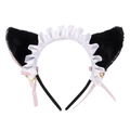 White Lace Edge Cat Ears