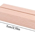 Base in legno da 7cm con fessura per decorazioni natalizie e ghirlande fai-da-te - 3.5mm*20cm / Base in Legno
