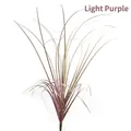 Artificial light purple onion grass plant for Nordic style indoor home decoration - Light Purple
