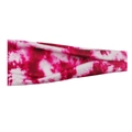 Pink and white tie-dye sports headband for running and fitness yoga exercises - 9# Pink White Tie-dye