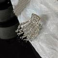 Silver skull hand hair claw clip made of metal for Halloween gothic style hair styling - 27# Small Silver Skeleton Hand 3.5cm