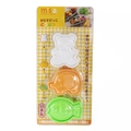 Lot de 3 moules à boulettes de riz animaux ours éléphant et poisson pour bento enfant - Lot de 3 (Poisson/Éléphant/Ours)