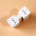 Polka dot paper jewelry cards for accessory display with pre-punched holes - Colorful Polka Dots