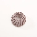 Matte bean paste pink bird nest hair ring with expandable resin claw clip design - Matte Korean Pink