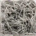 Light gray crinkle cut shredded paper grass filler for gift packaging and Easter boxes - Dark Gray