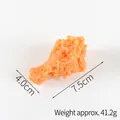 Realistic PVC fried chicken leg model toy for display, 7.5cm gold crispy food prop - Realistic Chicken Leg without Keyring