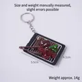 Miniature crawfish BBQ platter keychain charm for dollhouse decor, 5.5cm x 4.1cm size - Crayfish BBQ Tray - With Keyring
