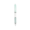 Macaron mint green retractable ballpoint pen with comfortable white plastic barrel - 0.5mm / Mint Green