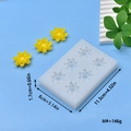 Silikonform mit 6 Lotusblüten für DIY Seifen, Kerzen und Backen von Handwerken - Größe M (11.5x8x1.7cm)