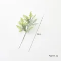 Artificial yellow-green pine branch spray 25cm for Christmas tree decoration - Small Cypress Leaf