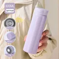 300ml mini light purple stainless steel vacuum flask with matte finish held in hand - 300ml / Light Purple