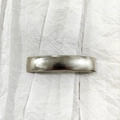 Minimalist silver rectangular alloy hair clip with a brushed metallic texture finish - 11# Silver (Brushed Rectangle)