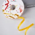 Nastro di raso giallo per confezioni regalo, decorazioni e fai da te. Misura: 1cm x 91m. - 1.0cmx100 Iarda / Giallo Oro