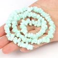 Perles de coquillages vert clair irrégulières pour fabrication de bijoux DIY menthe - Vert Clair Irrégulier