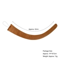 Brown plush animal tail prop with elastic cord for Halloween cosplay costumes - 32cm Regular Tail / Dark Brown