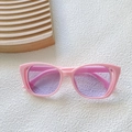 Occhiali da sole cat-eye rosa per bambini con stampa cartoon e lenti viola - Rosa