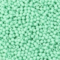 Bulk 4mm mint green acrylic beads with center holes for DIY bracelet making - 10g/Pack (4mm, Hole 1mm) / Light Green