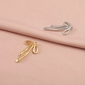 Pendentifs nœuds dorés et argentés pour la création de bijoux DIY en acier inoxydable - Style de Noeud 6#
