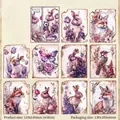 30-piece vintage botanical and animal paper pack for scrapbooking and collage art - 4 Animal Garden
