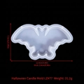 Stampo in silicone pipistrello per candele Halloween DIY, 12,9x7,5x2,4cm - Pipistrello (LZ#77)