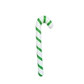 Decorazione gonfiabile a forma di bastoncino di zucchero con strisce bianche e verdi - Stile Piccolo (#90) / Verde