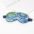 Silk sleep mask with Van Gogh Irises painting print and adjustable elastic strap - #3 Irises