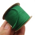 Green 1.5mm cotton weaving cord for DIY jewelry making wound on a spool - Approx. 1.5MM / Green