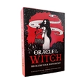 Κάρτες Μαντείας Oracle of the Witch σε κόκκινο κουτί με μαύρη μυστικιστική εικόνα - G56 Μαντείο της Μάγισσας