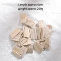 Φυσικά ξύλινα μπλοκ 6cm σετ 250g για χειροτεχνίες DIY και διακόσμηση σπιτιού - Μικρό τετράγωνο Driftwood