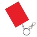 Porte-clés chat souriant de dessin animé en rouge avec fermoir métallique argenté - Big red finger tiger lobster clasp (blocked, need to look at the picture and ask customer service) / Emballage Individuel