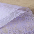 Waterproof purple lace paper with hollow heart and floral patterns for bouquet DIY - Flower Love 20 Sheets / 56*56cm/Sheet / Windbell Purple
