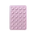 Pink rectangular silicone phone case sticker with 24 suction cups and rounded corners - Standard Style (24-Suction Cup) / Light Pink