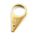 Golden multi-function metal bottle opener with Guizhou engraving in premium finish - Gold (Guizhou Character OPP Bag)