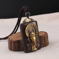 Nepal Fortune Buddha Elephant Ebony Rope Style