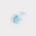 Mini lichtblauwe PVC suikerklontje kraal voor DIY taart en nail art decoratie 0,5cm - 0.5cm - Blauw