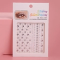 3D self-adhesive nail and body stickers with shining stars, pearls and diamonds - MX-54 Star Pearl