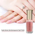 GORGEOUS Nude Series 08 semi-transparent jelly nail polish in a soft pink skin tone - 08#