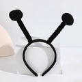 Funny black insect antenna headband with spiral texture for party costume cosplay - No.10 Bee Headband