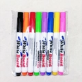 Set of 8 colorful floating markers for water drawing and dry erase boards for kids - 8 Colors Set (OPP Bag)