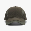 Cappellino da baseball traspirante in mesh verde oliva da uomo in tessuto di nylon - Verde
