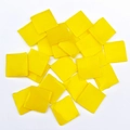 Bulk set of yellow square wax clay pieces for diamond painting tool kits and accessories - Yellow (2.5*2.5cm)