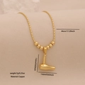 Collier en cuivre plaqué or 18 carats avec un pendentif créatif en forme de sèche-cheveux - Pendentif Sèche-cheveux (5#)
