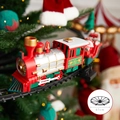 Elektrisches Weihnachtszug-Set mit 87cm Rundschiene für Christbaumdekoration - Weihnachtszug (Hängend)