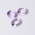 Translucent lavender purple oval acrylic chain links for DIY jewelry and bag accessories - 19.5*14.5mm / Purple
