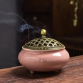 Anti-scald Mesh Lid Crackle Pink (With Fireproof Cotton)