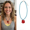 Blue Red Flower Style (5#)
