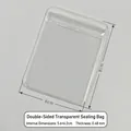Transparent 6x8cm PVC jewelry seal bag with 48-silk thickness for secure storage - 48 Mil / 6x8cm / Clear